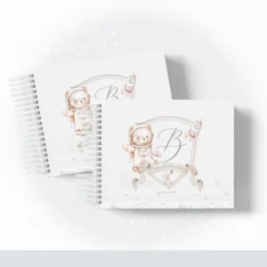 LIVRO DO BEBÊ 20X22 ALFABETO ASTRONAUTA 01