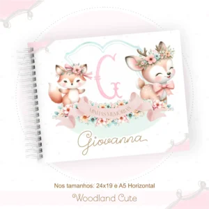 LIVRO DO BEBÊ 24X19 ALFABETO BOSQUE 01